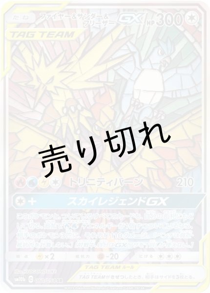 PSA10】ファイヤー＆サンダー＆フリーザーGX(SA)[060/054]SR - BIGトレカ