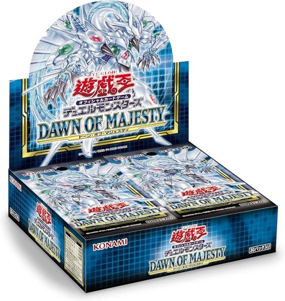 画像1:   遊戯王OCG デュエルモンスターズ DAWN OF MAJESTY BOX【未開封】 (1)